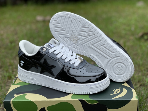 Original version_ Nike Air Force BAPE Alliance_ White Gray Black Star_ full code shipment 36--45-9ee62f9f